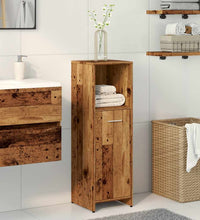 Badschrank Altholz-Optik 30x30x95 cm Holzwerkstoff