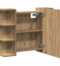 Bad-Spiegelschrank Artisan-Eiche 80x20,5x64cm Holzwerkstoff