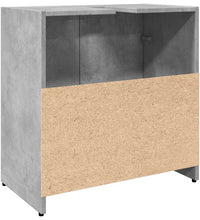 Waschbeckenunterschrank Betongrau 60x33x60 cm Holzwerkstoff