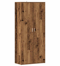 Schuhschrank Altholz-Optik 80×39×178 cm Holzwerkstoff