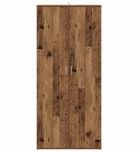 Schuhschrank Altholz-Optik 80×39×178 cm Holzwerkstoff