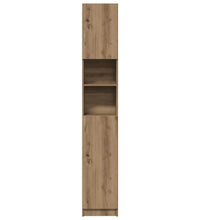 Badschrank Artisan-Eiche 32x25,5x190 cm Holzwerkstoff