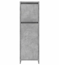 Badezimmerschrank Betongrau 30x30x95 cm Holzwerkstoff