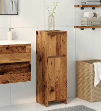 Badschrank Altholz-Optik 30x30x95 cm Holzwerkstoff