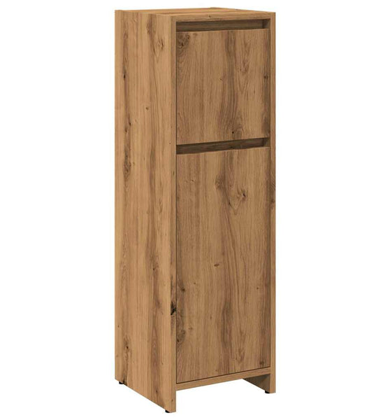 Badschrank Artisan-Eiche 30x30x95 cm Holzwerkstoff