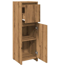 Badschrank Artisan-Eiche 30x30x95 cm Holzwerkstoff