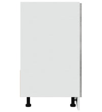 Spülenunterschrank Betongrau 80x46x81,5 cm Holzwerkstoff