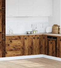 Spülenunterschrank Altholz-Optik 80x46x81,5 cm Holzwerkstoff
