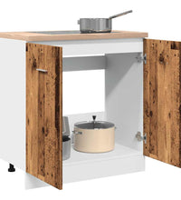 Spülenunterschrank Altholz-Optik 80x46x81,5 cm Holzwerkstoff