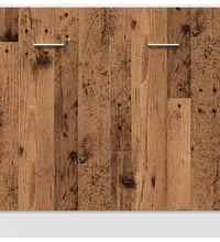 Spülenunterschrank Altholz-Optik 80x46x81,5 cm Holzwerkstoff