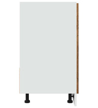 Spülenunterschrank Altholz-Optik 80x46x81,5 cm Holzwerkstoff