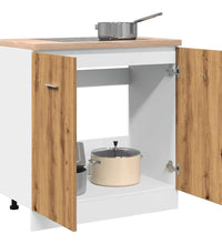 Spülenunterschrank Artisan-Eiche 80x46x81,5 cm Holzwerkstoff
