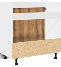 Spülenunterschrank Artisan-Eiche 80x46x81,5 cm Holzwerkstoff