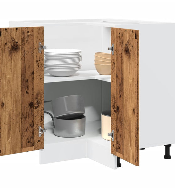 Küchenschrank Altholz-Optik 75,5x75,5x81,5 cm Holzwerkstoff