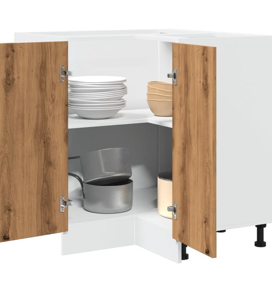Küchenschrank Artisan-Eiche 75,5x75,5x81,5 cm Holzwerkstoff