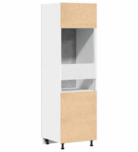 Kühlumbauschrank Betongrau 60x57x207 cm Holzwerkstoff