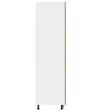 Kühlumbauschrank Altholz-Optik 60x57x207 cm Holzwerkstoff