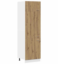 Kühlumbauschrank Artisan-Eiche 60x57x207 cm Holzwerkstoff