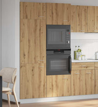 Kühlumbauschrank Artisan-Eiche 60x57x207 cm Holzwerkstoff