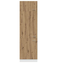 Kühlumbauschrank Artisan-Eiche 60x57x207 cm Holzwerkstoff