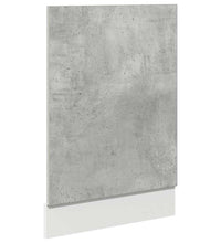 Geschirrspülerblende Betongrau 45x3x67 cm