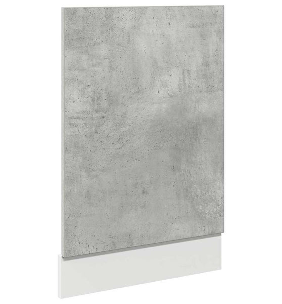 Geschirrspülerblende Betongrau 45x3x67 cm