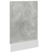 Geschirrspülerblende Betongrau 45x3x67 cm