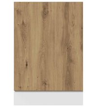 Geschirrspülerblende Artisan-Eiche 45x3x67 cm Holzwerkstoff