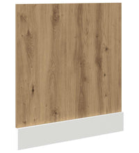 Geschirrspülerblende Artisan-Eiche 60x1,5x67 cm Holzwerkstoff