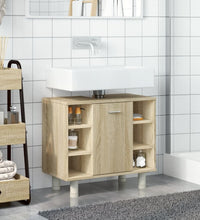 Badezimmerschrank Sonoma-Eiche 60x32x53,5 cm Holzwerkstoff