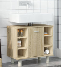 Badezimmerschrank Sonoma-Eiche 60x32x53,5 cm Holzwerkstoff