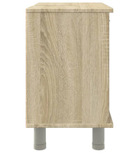 Badezimmerschrank Sonoma-Eiche 60x32x53,5 cm Holzwerkstoff