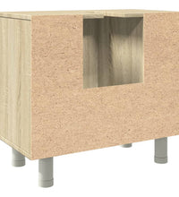 Badezimmerschrank Sonoma-Eiche 60x32x53,5 cm Holzwerkstoff