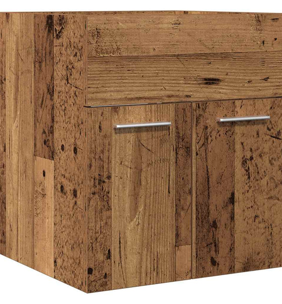 Waschbeckenschrank Altholz-Optik 41x38,5x46 Holzwerkstoff