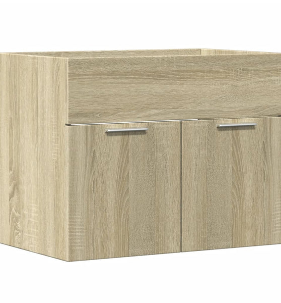 Waschbeckenunterschrank Sonoma-Eiche 60x38,5x46cm Holzwerkstoff