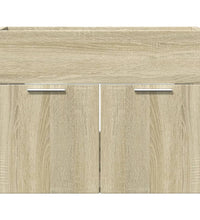 Waschbeckenunterschrank Sonoma-Eiche 60x38,5x46cm Holzwerkstoff