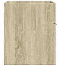 Waschbeckenunterschrank Sonoma-Eiche 60x38,5x46cm Holzwerkstoff