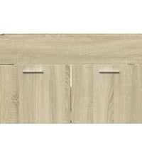 Waschbeckenunterschrank Sonoma-Eiche 80x38,5x46cm Holzwerkstoff