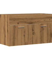 Waschbeckenunterschrank Artisan-Eiche 80x38,5x46 Holzwerkstoff