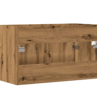 Waschbeckenunterschrank Artisan-Eiche 80x38,5x46 Holzwerkstoff