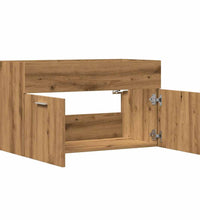 Waschbeckenunterschrank Artisan-Eiche 80x38,5x46 Holzwerkstoff