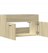 Waschbeckenunterschrank Sonoma-Eiche 90x38,5x46 Holzwerkstoff