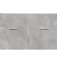 Waschbeckenunterschrank Betongrau 90x38,5x46 Holzwerkstoff