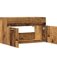 Waschbeckenunterschrank Altholz-Optik 90x38,5x46 Holzwerkstoff