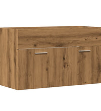 Waschbeckenunterschrank Artisan-Eiche 90x38,5x46 Holzwerkstoff