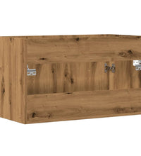 Waschbeckenunterschrank Artisan-Eiche 90x38,5x46 Holzwerkstoff