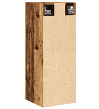 Bad-Hängeschrank Altholz-Optik 30x30x80 cm Holzwerkstoff