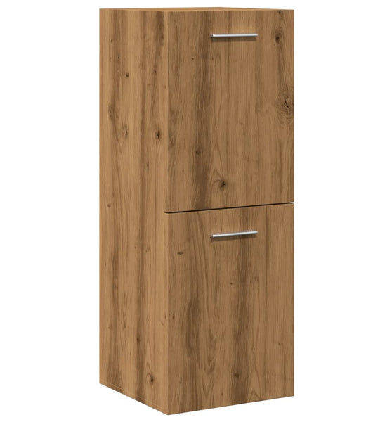 Bad-Hängeschrank Artisan-Eiche 30x30x80 cm Holzwerkstoff