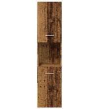 Bad-Hängeschrank Altholz-Optik 30x30x130 cm Holzwerkstoff