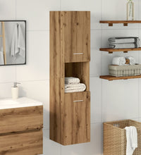 Bad-Hängeschrank Artisan-Eiche 30x30x130 cm Holzwerkstoff